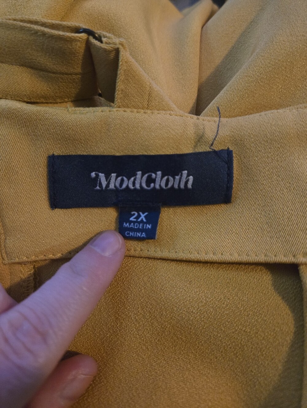 Yellow A-Line Suspender Skirt - Women's - Picture 3 of 3